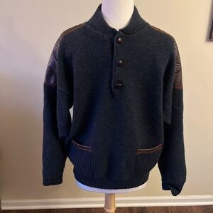 Vintage Walter Hagen Wool XCR 3 Button Sweater